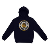 New York Smiley Face Hoodie Navy front