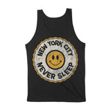 New York Smiley Face Tank Top Black back