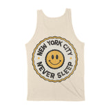 New York Smiley Face Tank Top Natural back