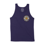New York Smiley Face Tank Top Navy front
