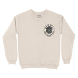Austin Skull Crusher Crewneck in Natural - front view