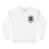 Austin Crewneck in White - front view