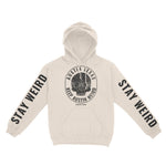 Austin Hoodie in Natural - front-sleeves view