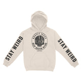 Austin Hoodie in Natural - front-sleeves view