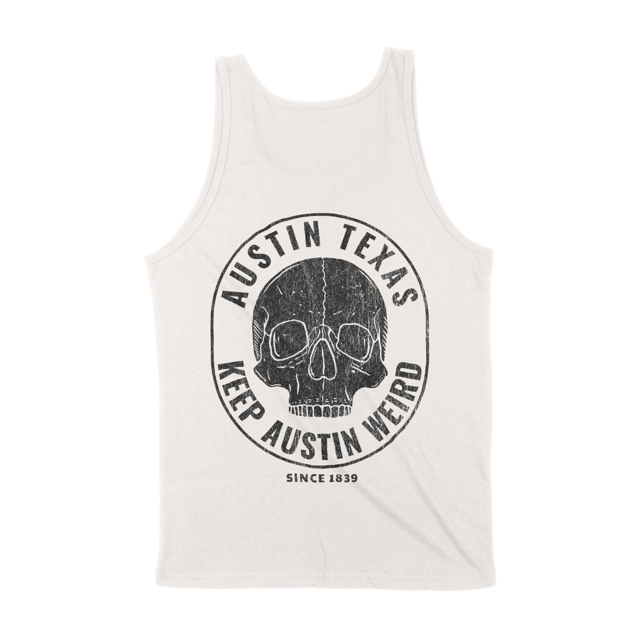 Austin Skull Crusher Tank Top in Vintage - back view