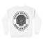 Denver Crewneck in White - back view