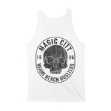 Miami Tank Top in White - back view