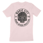 Miami Skull Crusher T-Shirt Soft Pink back