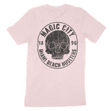 Miami Skull Crusher T-Shirt Soft Pink back