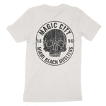 Miami Skull Crusher T-Shirt Vintage White back