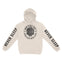 New York Hoodie in Natural - front-sleeves view