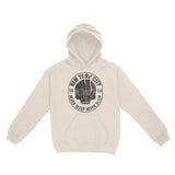 New York Skull Crusher Hoodie in Natural - front view