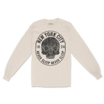 New York Skull Crusher Longsleeve in Natural - front view