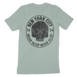 New York Skull Crusher T-Shirt Dusty_Blue back
