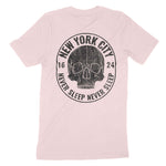 New York Skull Crusher T-Shirt Soft_Pink back
