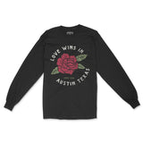 Austin Love Wins Longsleeve in Black - front view