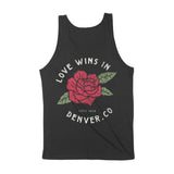 Denver Tank Top in Black - back view