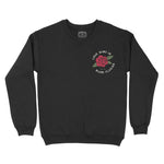 Miami Crewneck in Black - front view
