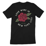 New York Love Wins T-Shirt Vintage_Black back