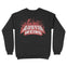 Austin Crewneck in Black - back view