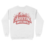 Austin Shredder Crewneck White back