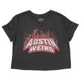 Austin Shredder Cropped Tee Black front