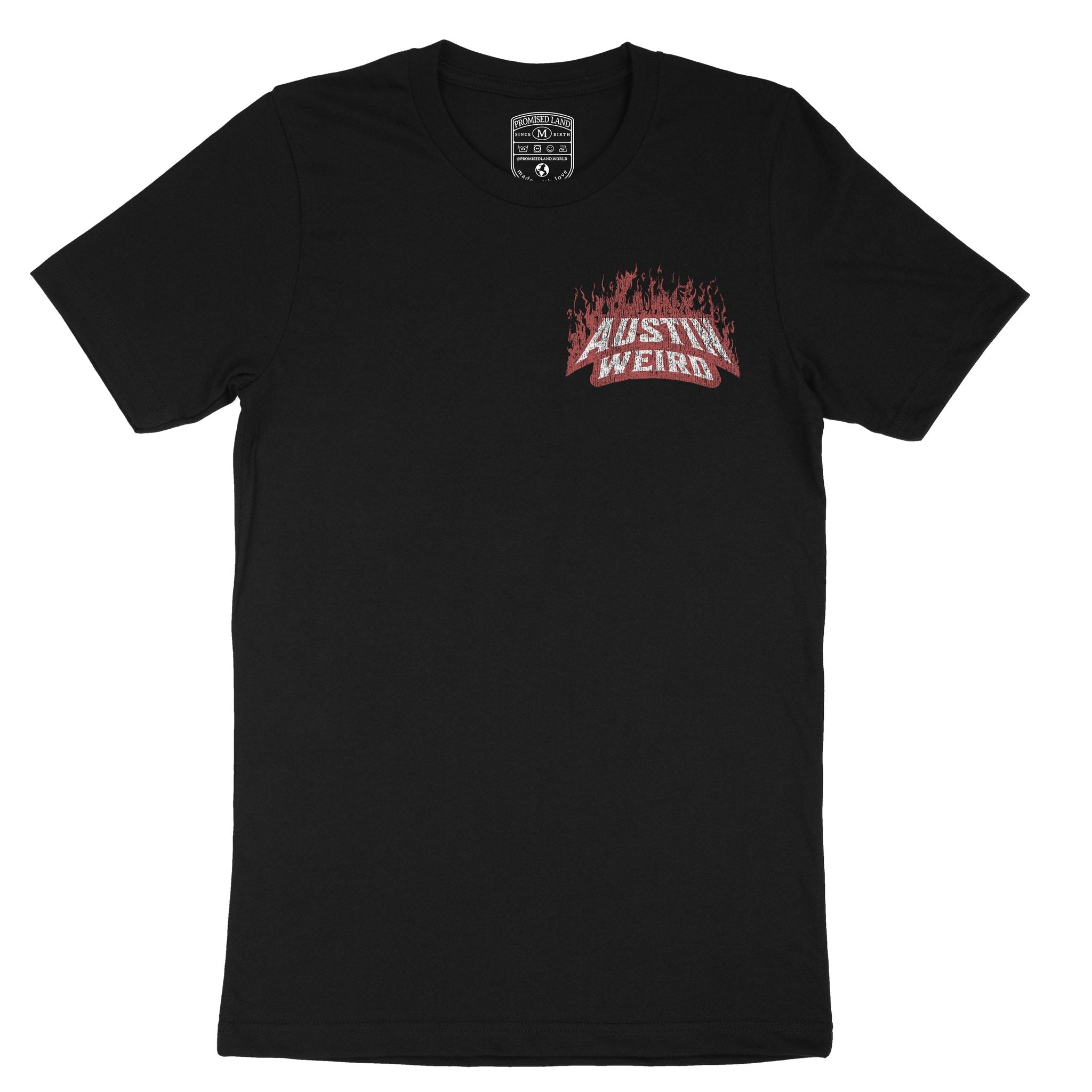 Austin Shredder T-Shirt Vintage Black front