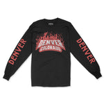 Denver Shredder Longsleeve in Black - front view with sleeves
