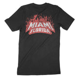 Miami T-Shirt in Black - back view