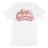Miami T-Shirt in White - back view