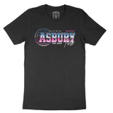 Asbury Park Retro T-Shirt in Black - front view
