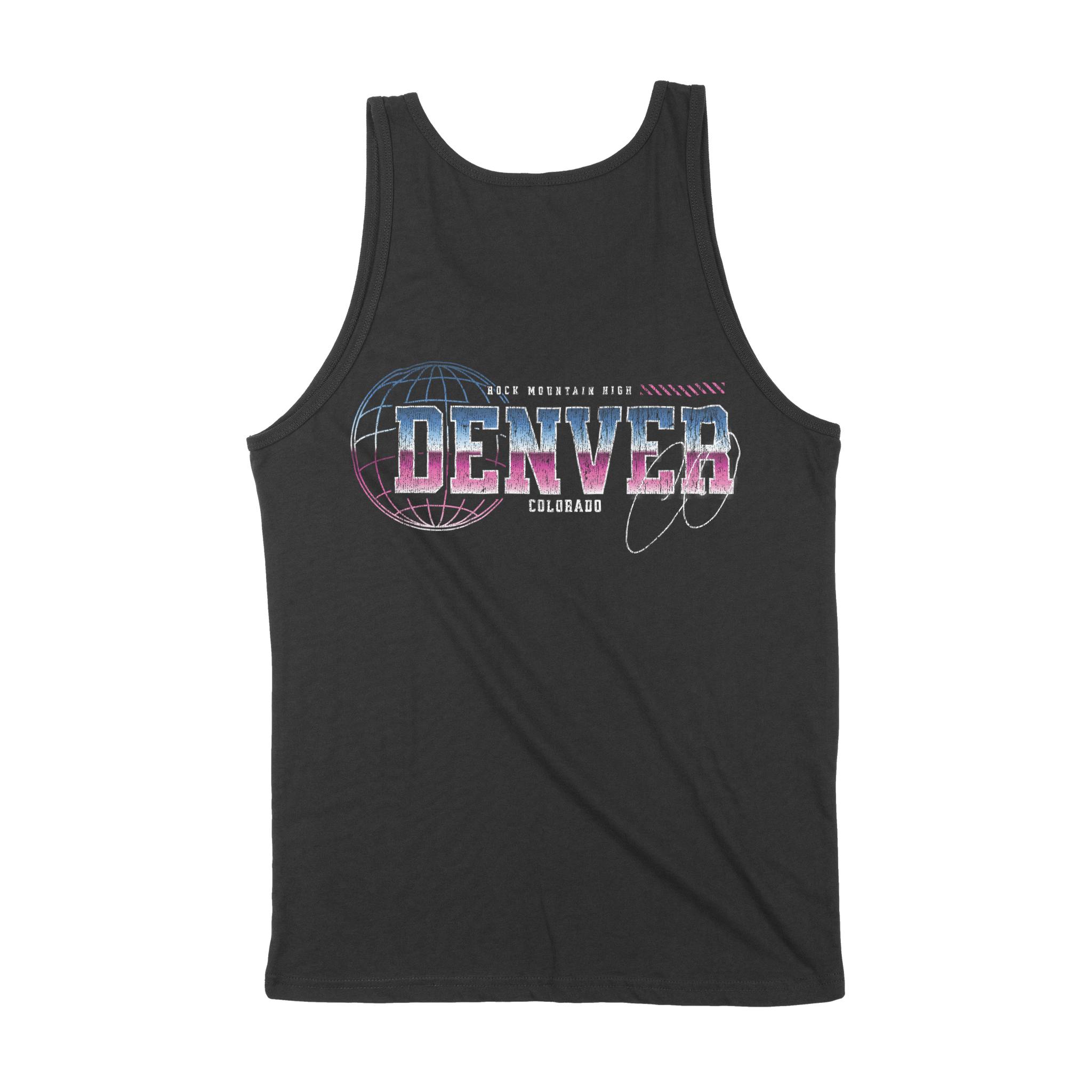 Denver Tank Top in Black - back view