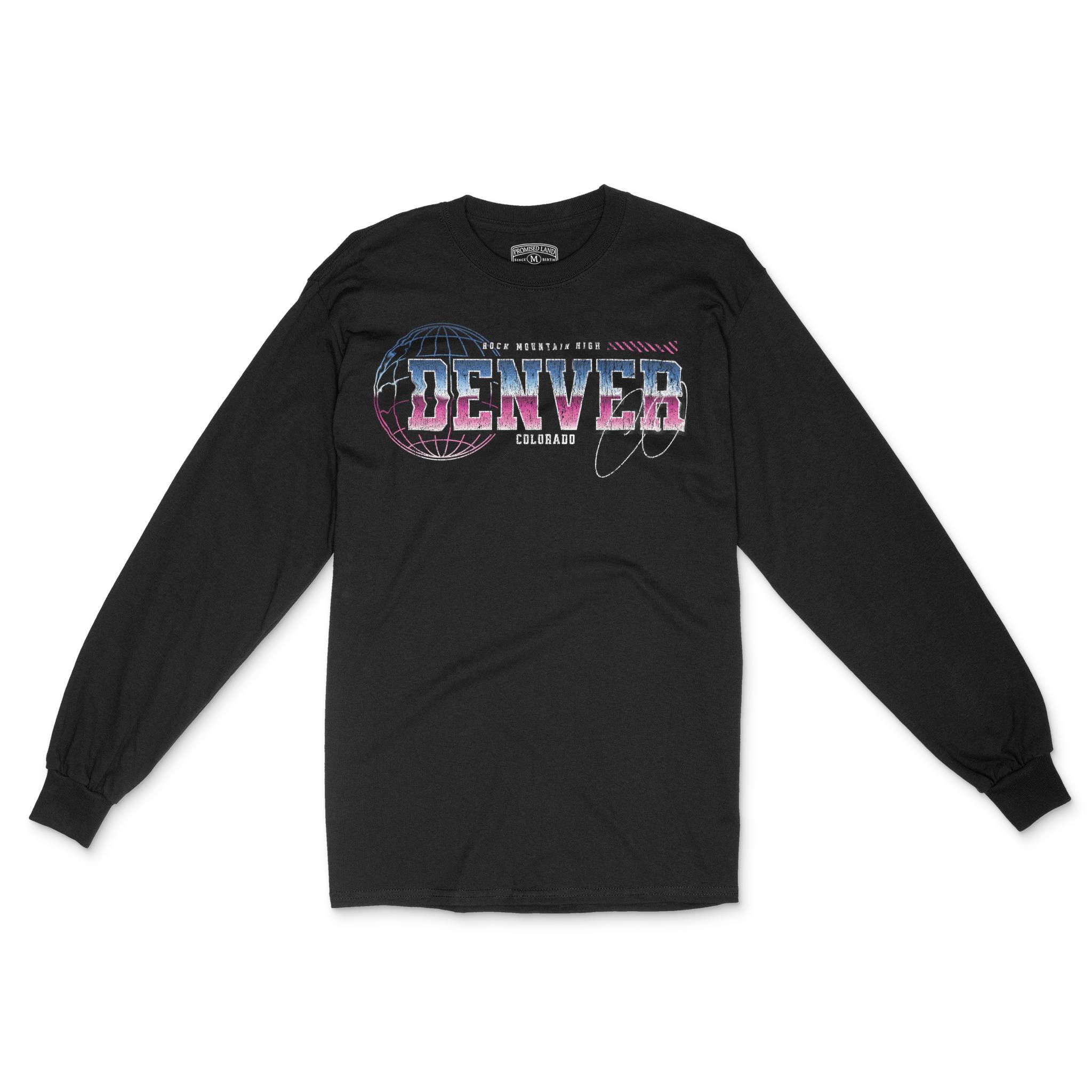 Denver Longsleeve in Black - front view
