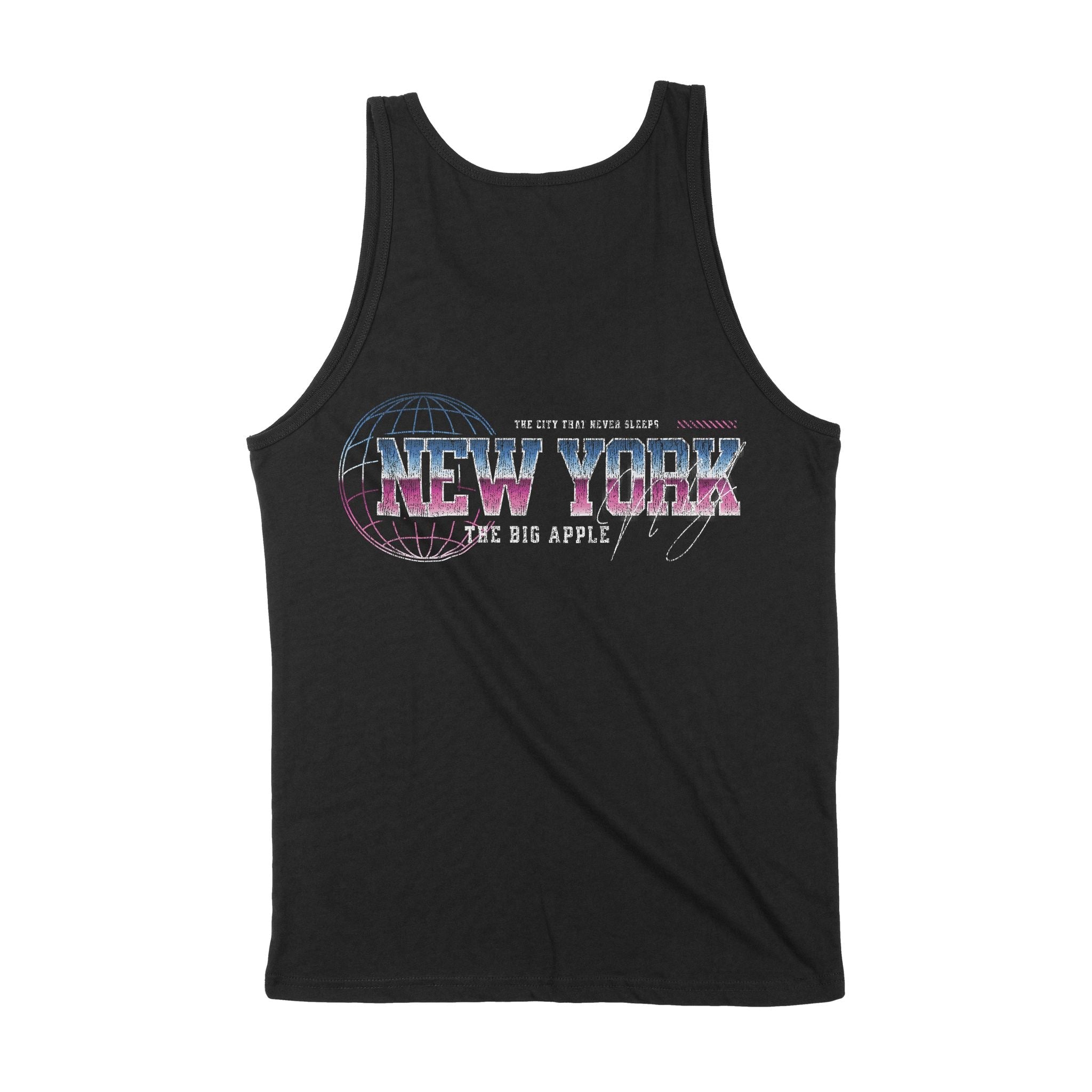 New York Retro Tank Top Black back