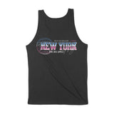 New York Tank Top in Black - back view