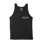 New York Retro Tank Top Black front