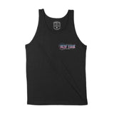 New York Retro Tank Top Black front