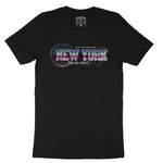 New York Retro T-Shirt Vintage_Black front