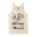 Denver Bike Club Tank Top Natural front