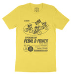Denver Bike Club T-Shirt Yellow front