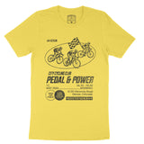 Denver Bike Club T-Shirt Yellow front