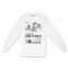 Miami Bike Club Longsleeve in White - front view