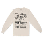 New York Bike Club Longsleeve in Natural - front view