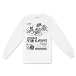 New York Longsleeve in White - front view