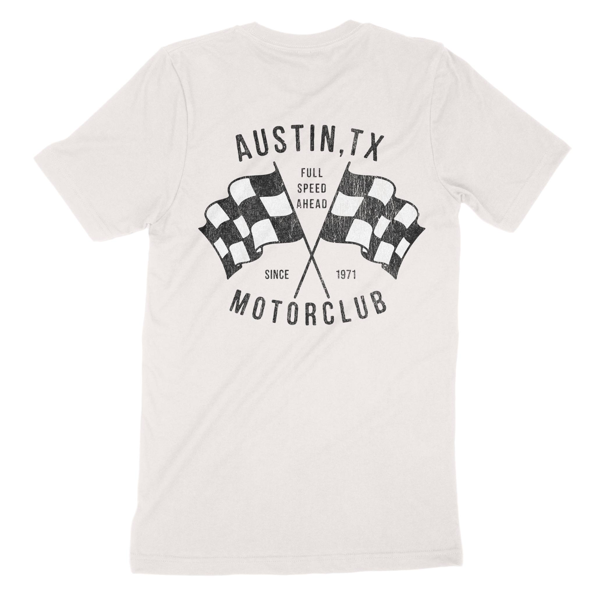 Austin Motorclub T-Shirt in Vintage - back view