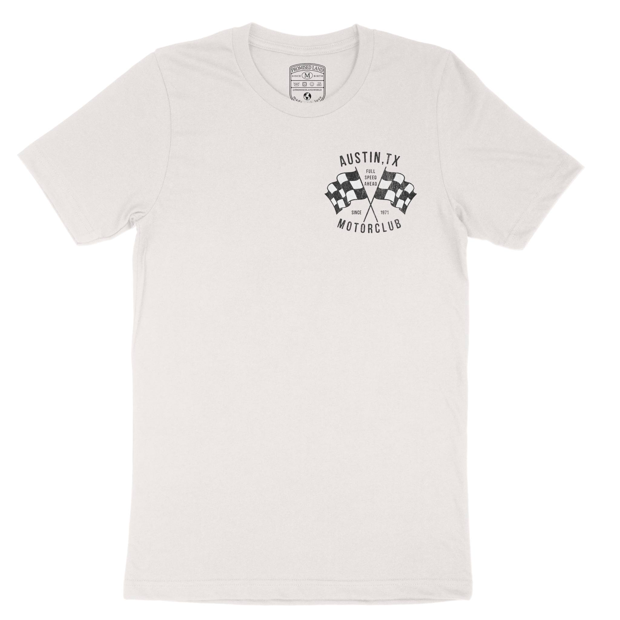 Austin Motorclub T-Shirt in Vintage - front view