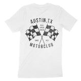 Austin Motorclub T-Shirt White back