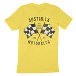 Austin Motorclub T-Shirt Yellow back