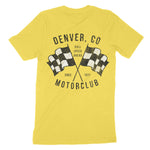 Denver Motorclub T-Shirt Yellow back