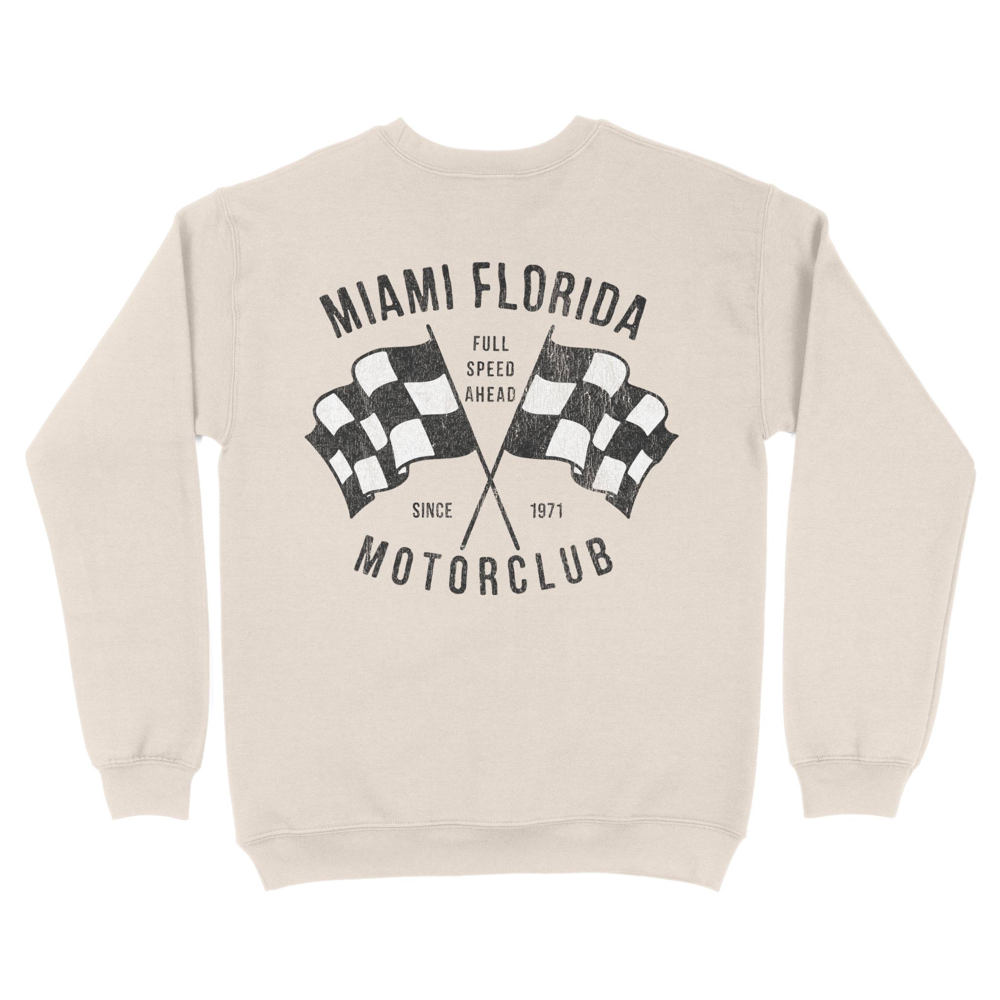 Miami Crewneck in Natural - back view